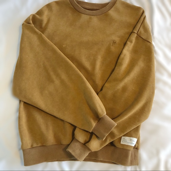 Tan Crew Neck Sweater - Picture 2 of 4